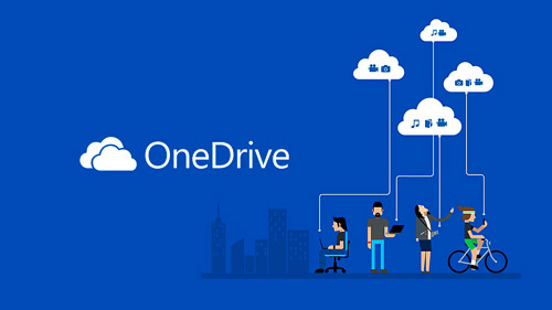 Графическое изображение принципа работы OneDrive